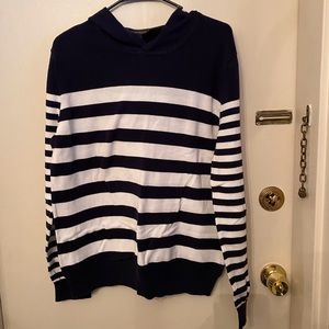 Express striped hoodie